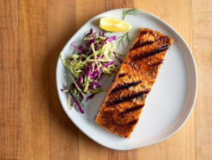 Grilled BBQ Spiced Salmon