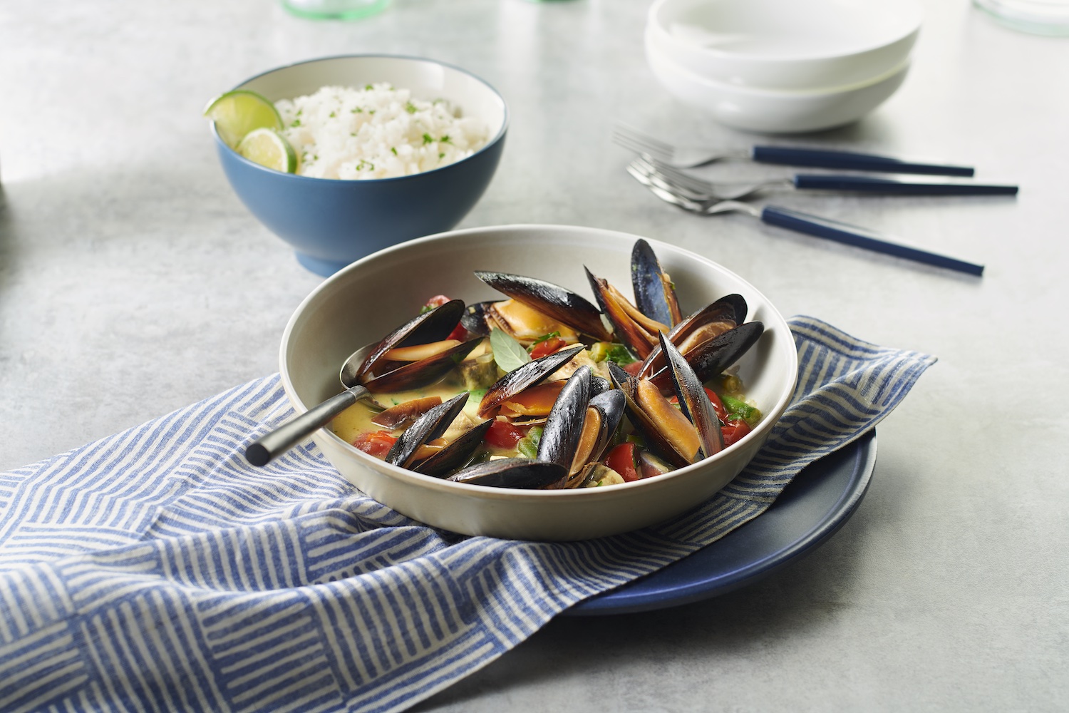 Thai Green Curry Mussels
