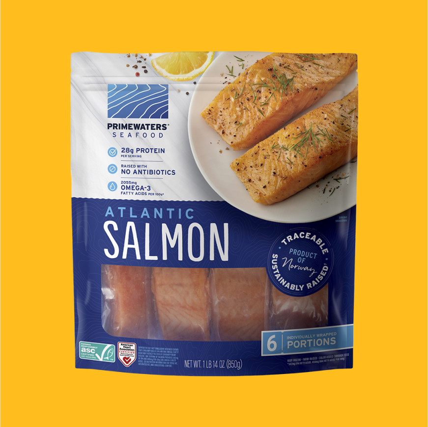 Atlantic Salmon package front