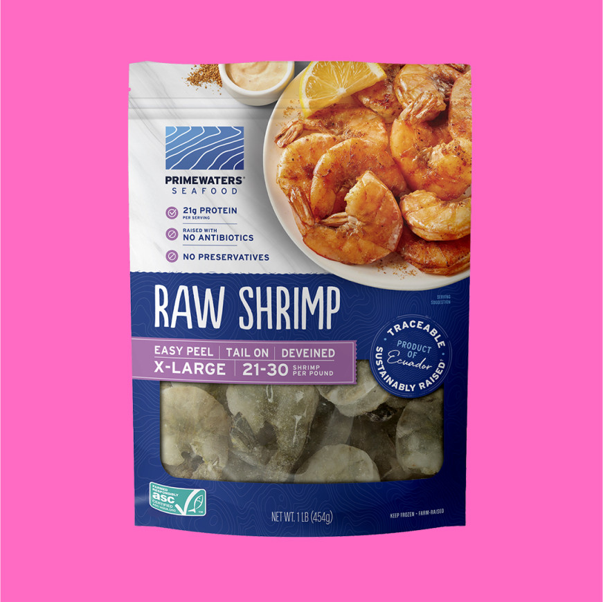 Raw Shrimp Easy Peel X-Large package front