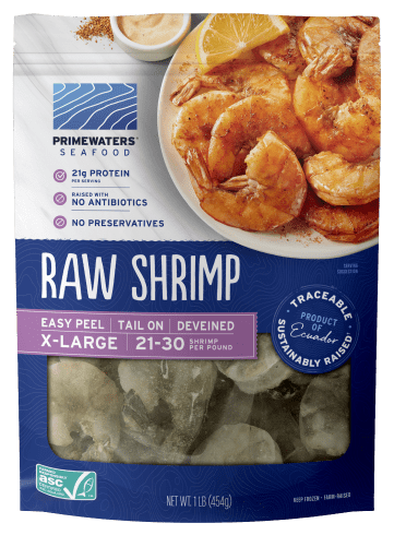 Raw Shrimp Easy Peel X-Large package front